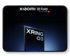The Xiaomi 18 Fold is expected to be a wide foldable. Pictured: an edited leaked render of the phone.