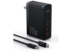 The 140-watt Baseus PowerMega GaN charger is currently available for an impressively low discounted price on Amazon. (Image source: Amazon)