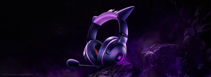 The Kraken Kitty V2 USB Gengar Edition materializes. (Source: Razer)