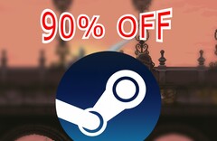 Blasphemous is a Soulslike Metroidvania game that is currently on sale for a record-low price on Steam. Pictured: A screengrab from the game. (Image source: Steam)