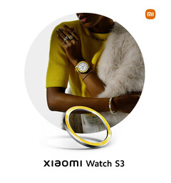 The Xiaomi Watch S3 will soon arrive globally with its interchangeable bezel design. (Image source: Amazon)