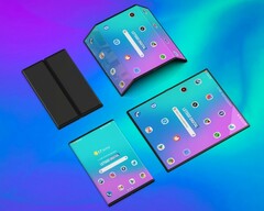 Renders of the Xiaomi foldable phone. (Source: LetsGoDigital)