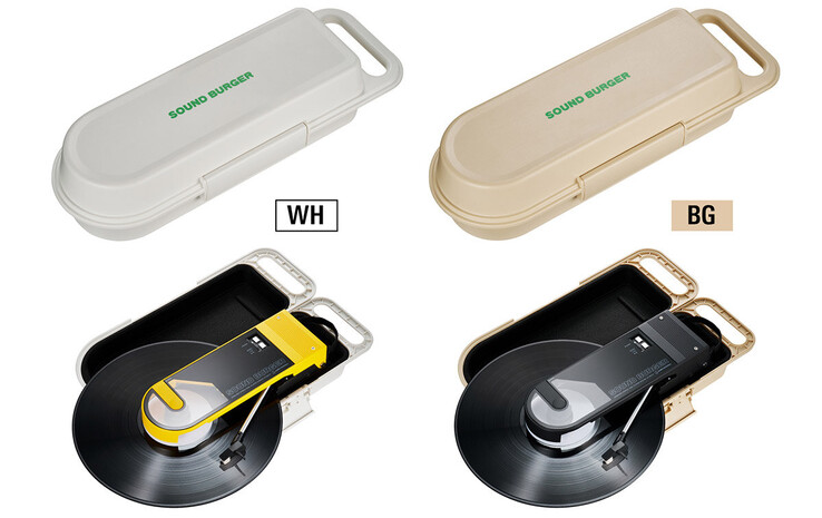The AT-SBC1 Sound Burger case allows users to play records without needing to take the Sound Burger player out. (Image source: Audio-Technica)