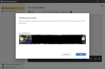 Ricoh app: choose 360 view