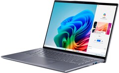 The Acer Swift 14 AI is available in the Steel Gray colorway (Image source: Acer)