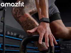 The Amazfit Helio Strap costs around around $97 in China. Pictured - an Amazfit teaser depicting a person wearing the fitness tracker. (Image source: Amazfit)