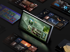 Aqara’s Panel Hub S1 Plus (pictured) is receiving Apple features in a new update. (Image source: Aqara)