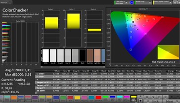 CalMAN Color Accuracy