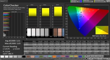 CalMAN - Color accuracy