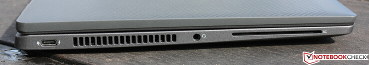 Left: USB Type-C with Thunderbolt 4, audio combo, SmartCard