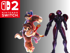Donkey Kong and Pauline next to Samus from Metroid Prime 4: Beyond shown (Image source: Nintendo of America with edits)