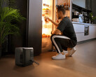 EcoFlow’s Delta 3 1000 Air power station (pictured next to a man, fridge and kitchen) is now available in the US. (Image source: EcoFlow)