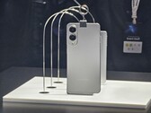 The Galaxy S25 Edge was on display at the Galaxy Unpacked event. (Image source: Mishaal Rahman)