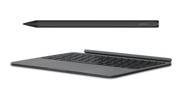 The OnePlus Stylo 2 and OnePlus Pad Smart Keyboard both come in black. (Image source: OnePlus)