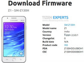Samsung Z1 Tizen OS update with minor changes in India