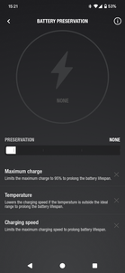 Battery preservation