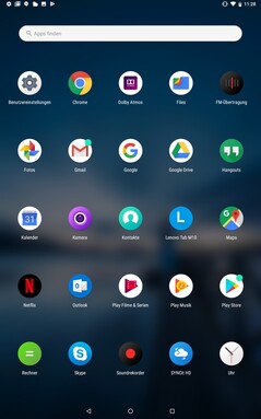 Default app drawer and pre-installed apps