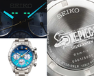 The new Seiko x One Piece Shinkansen chronograph - three different shots.