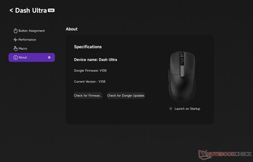 Software update checker section