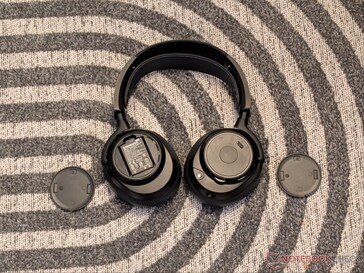 Magnetic removable panels for swapping batteries and USB C connection.