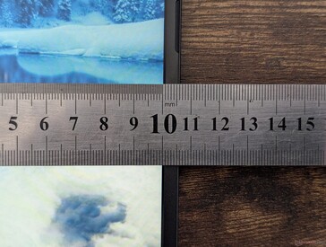 Narrow side bezels for an affordable model