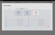 Custom fan curves