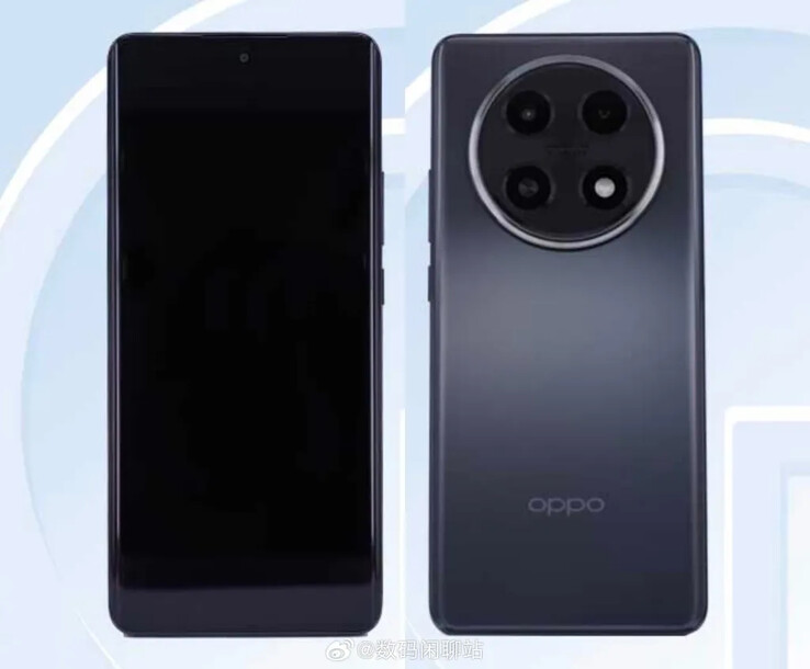 The OPPO "A2" starts to leak out. (Source: Digital Chat Station via Weibo)