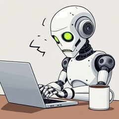 Artificial Intelligence is now responsible for just over half of all written content on the Internet. (Image source: DeepAI Image Generator)