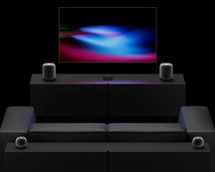 The fourth-generation Apple TV 4K links up to four HomePods, double the two-speaker stereo limit of earlier models.
