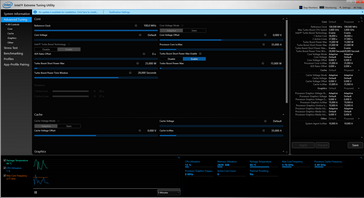 Intel XTU Advanced