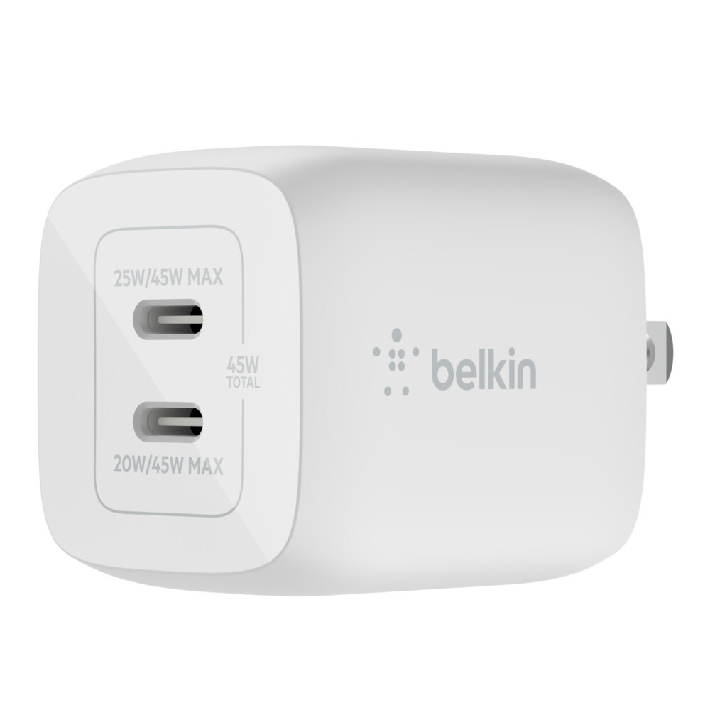 Belkin BOOSTCHARGE PRO Dual USB-C GaN Wall Chargers arrive with 45 W and 65  W versions -  News
