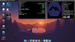 Alpine Linux KDE desktop (Image source: /u/grigio on Reddit)