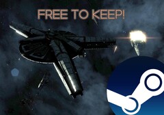 Hit turn-based space combat title Battlestar Galactica: Deadlock now free to keep on Steam. Pictured: An edited screenshot from the game. (Image source: Steam)
