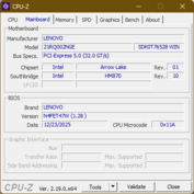 CPU Z Mainboard