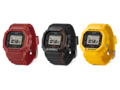 From left to right (pictured), Casio DWN-5600-4, DWN-5600-1, and DWN-5600-9. (Image source: @morgan_gshock on Instagram)
