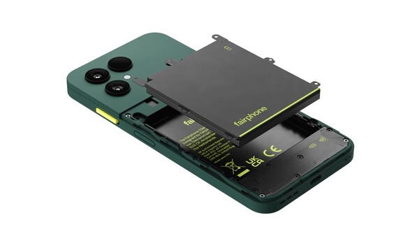The Fairphone 6 Plus has 12 user-replaceable parts including a removable battery.