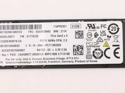 SK Hynix PC711 512GB HFS512GDE9X081N SSD Benchmarks
