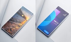 Concept renders of the Xiaomi Mi Mix 4 give it a fresh look. (Image source: MyDrivers)