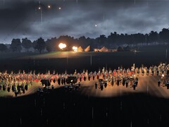 An image showing a siege in Warlord: Britannia, now 50% off on Steam.