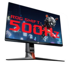 The Asus ROG Swift offers a whopping 500 Hz refresh rate with an E-TN 1080p panel. (Image Source: Asus)