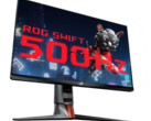 The Asus ROG Swift offers a whopping 500 Hz refresh rate with an E-TN 1080p panel. (Image Source: Asus)