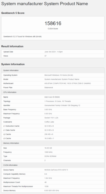 (Image source: Geekbench)