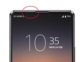 This is how the micro-hole front camera of the Sony Xperia 1 V could possibly look like (Image: Sumahodigest)