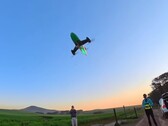 An image of the Peregreen 3 flying (Image source: Mike Bell; cropped screenshot)