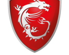 The new MSI emblem with the dragon logo