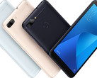 The ZenFone Max Plus (M1) will have 3 color options, but only the black and bluish silver will be available in NA. (Source: Asus)