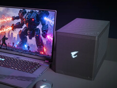 The Aorus RTX 5090 AI Box is currently the most powerful eGPU solution around. (Image source: Gigabyte)