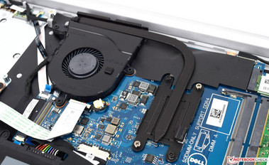 The Dell Inspiron 17-5770's cooling unit