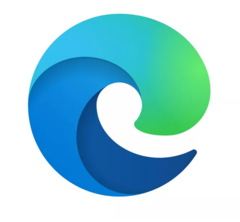 The new Edge logo is a stylisd 'e' that is also shaped like a cresting wave. (Source: Microsoft)