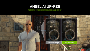 Ansel can upscale a 1X shot up to 8K using AI. (Source: NVIDIA)